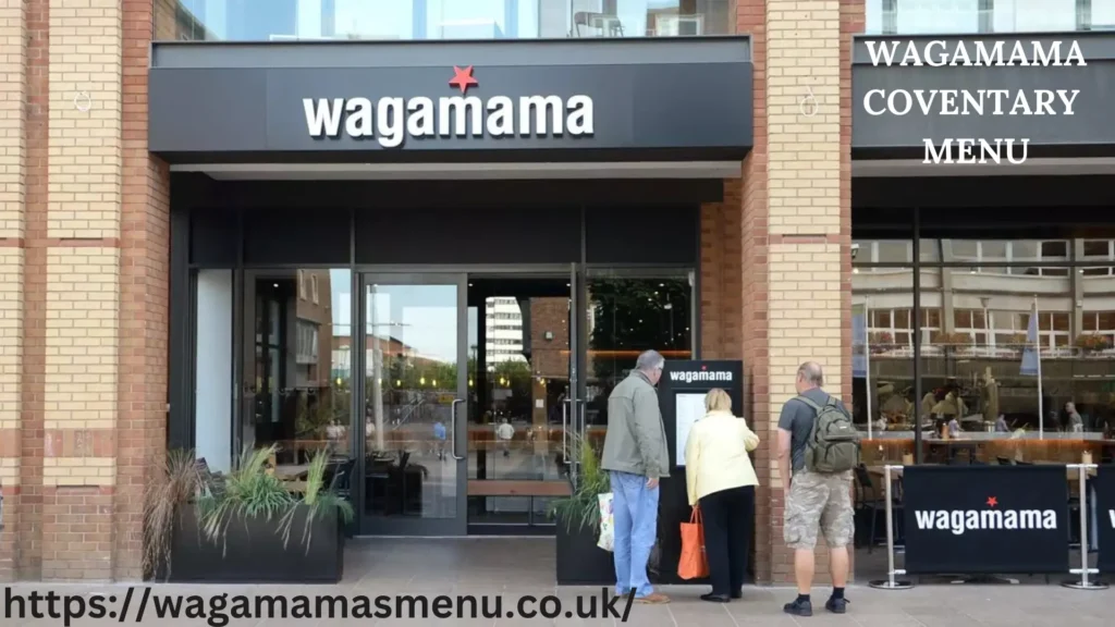Wagamama Coventry menu